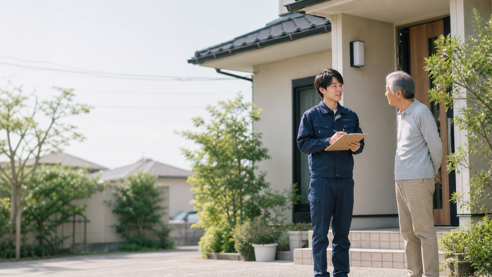 住まいの整理を相談するイメージ